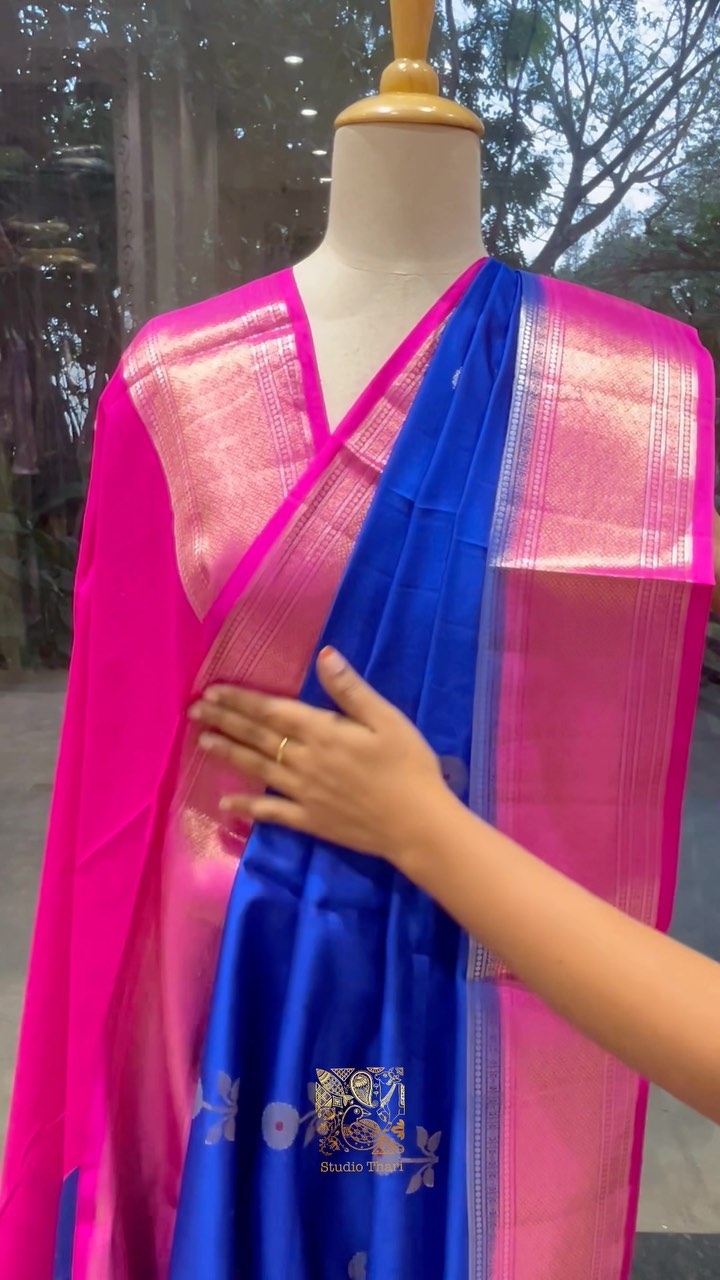 Chiniya silk saree - Studio Thari